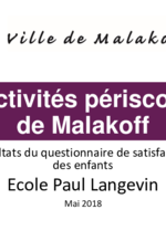 Paul-Langevin : l'avis des enfants sur les Nap