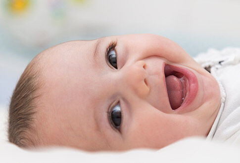 Photo de bébé souriant © 123rf