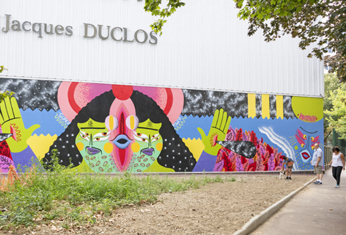 Fresque de Kashink © Ville de Malakoff, Séverine