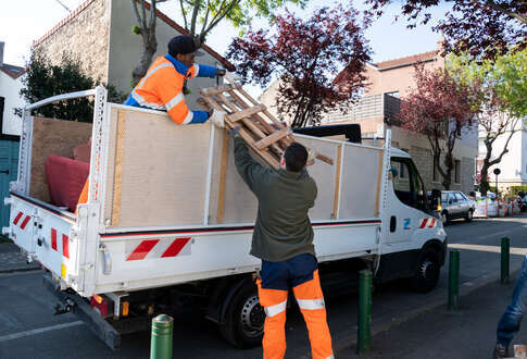 Collecte de déchets © Ville de Malakoff, Séverine Fernandes