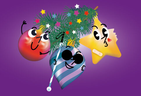 Visuel du Noël solidaire 2023 © Créa : Tamara Hoha