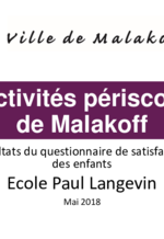 Paul-Langevin : l'avis des enfants sur les Nap