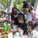  - Peinture, dessin, etc. : les ateliers créatifs ont du succès à la fête de quartier Sud, le 24 mai, au parc Léon-Salagnac. © Valérie Jacob