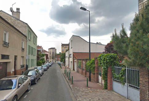 Rue Rouget-de-l'isle, Malakoff. Source : google map