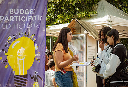 Point d'information sur le budget participatif © Romain de Sigalas