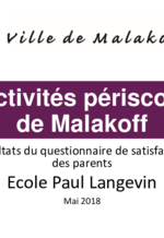 Paul-Langevin : l'avis des parents sur les Nap