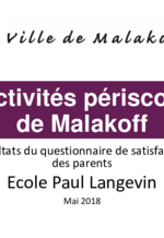 Paul-Langevin : l'avis des parents sur les Nap