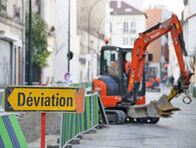 Les rues en travaux
