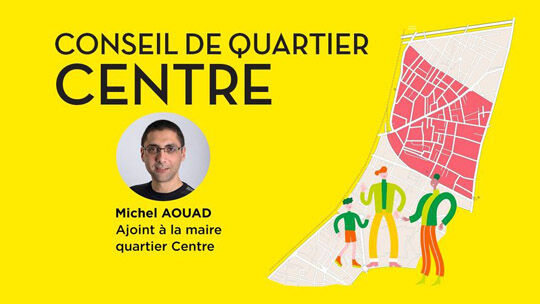 Depuis chez vous, participez au Conseil de quartier centre