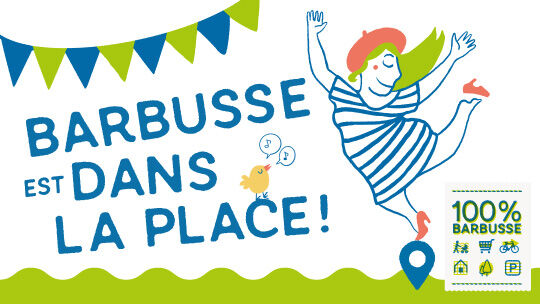 Barbusse est dans la place